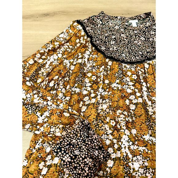 NWT* Hinge for Nordstrom Mix Print Top - Women's Large - Picture 5 of 9